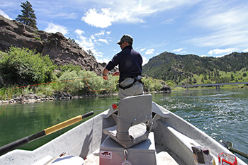 Missouri River guided fishing